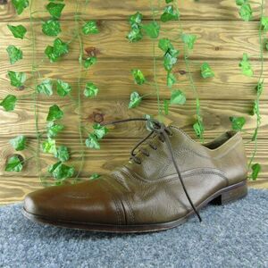 Kenneth Cole New‎ York Slow Mo Men Wingtip Oxfords Sz 11.5 Brown Leather Lace Up